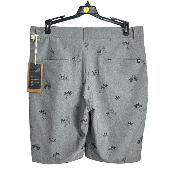 Travis Mathew STRAIGHT SHOT SHORT 9IN NWT Gray - Picture 6 of 8